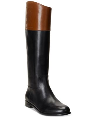 Black boots on sale with brown tops