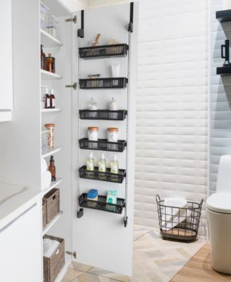 6-Tier Over the Door Pantry Organizer with 6 Full Baskets