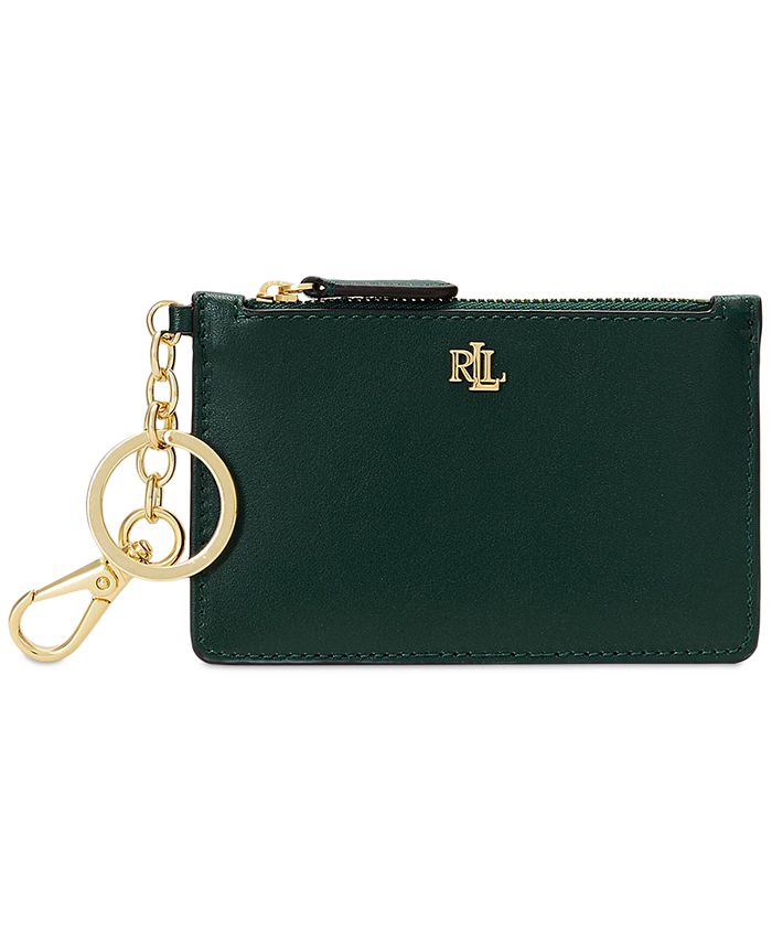 Lauren Ralph Lauren Leather Zip Card Case Macy's