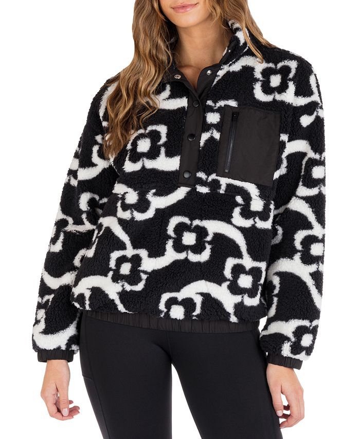 Hurley Juniors Mod Pop Over Sherpa Fleece Jacket Macy s