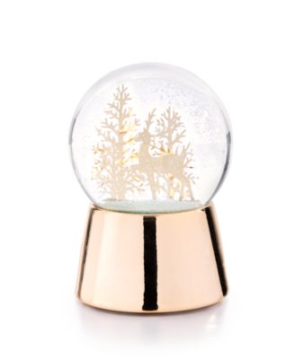 Holiday Lane - Shine Bright Gold-Tone Water Globe