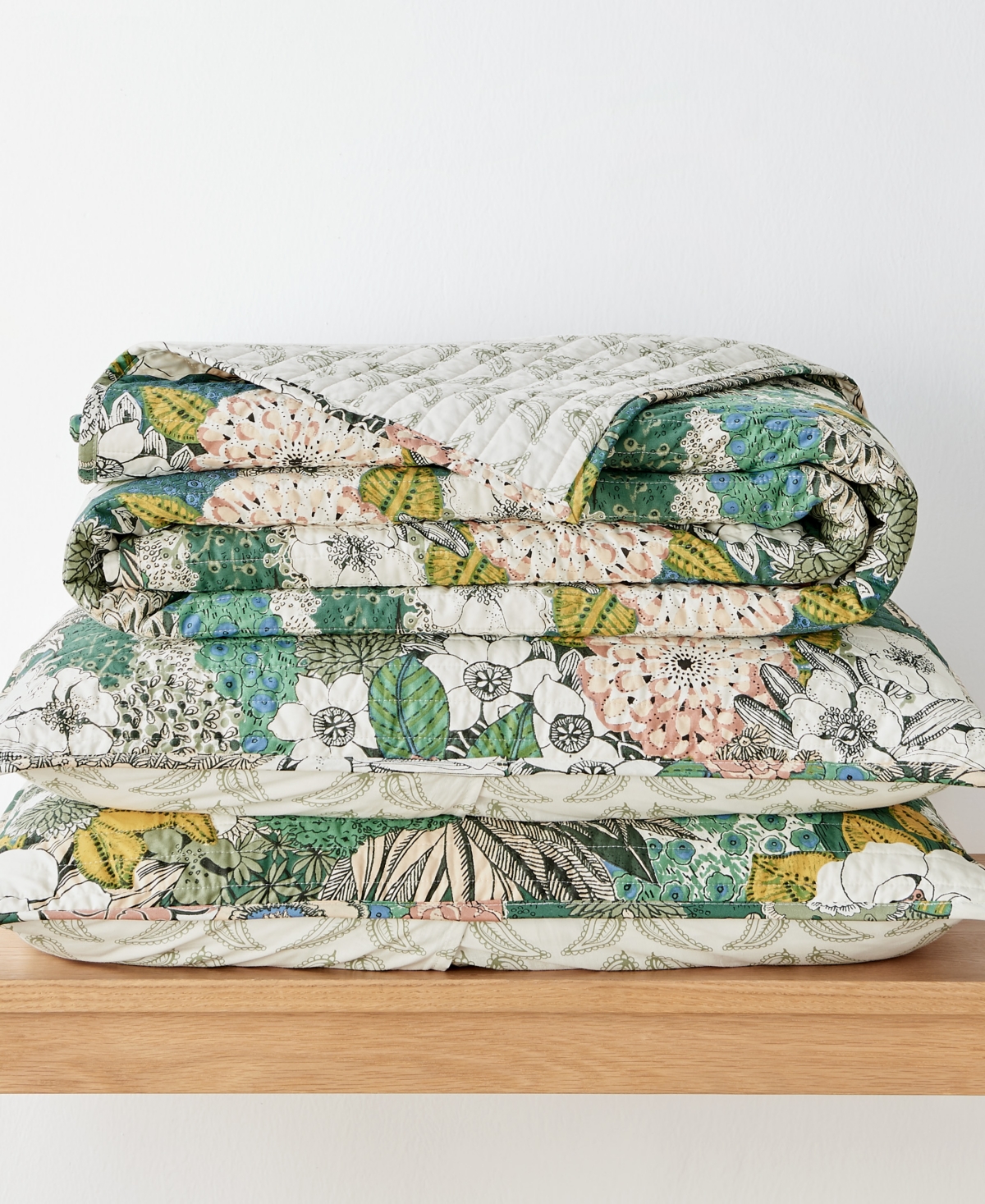 Levtex Home Bettina Reversible Quilt Sets In Green