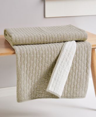 Cross Stitch Reversible Quilted Throw, 50" x 60"