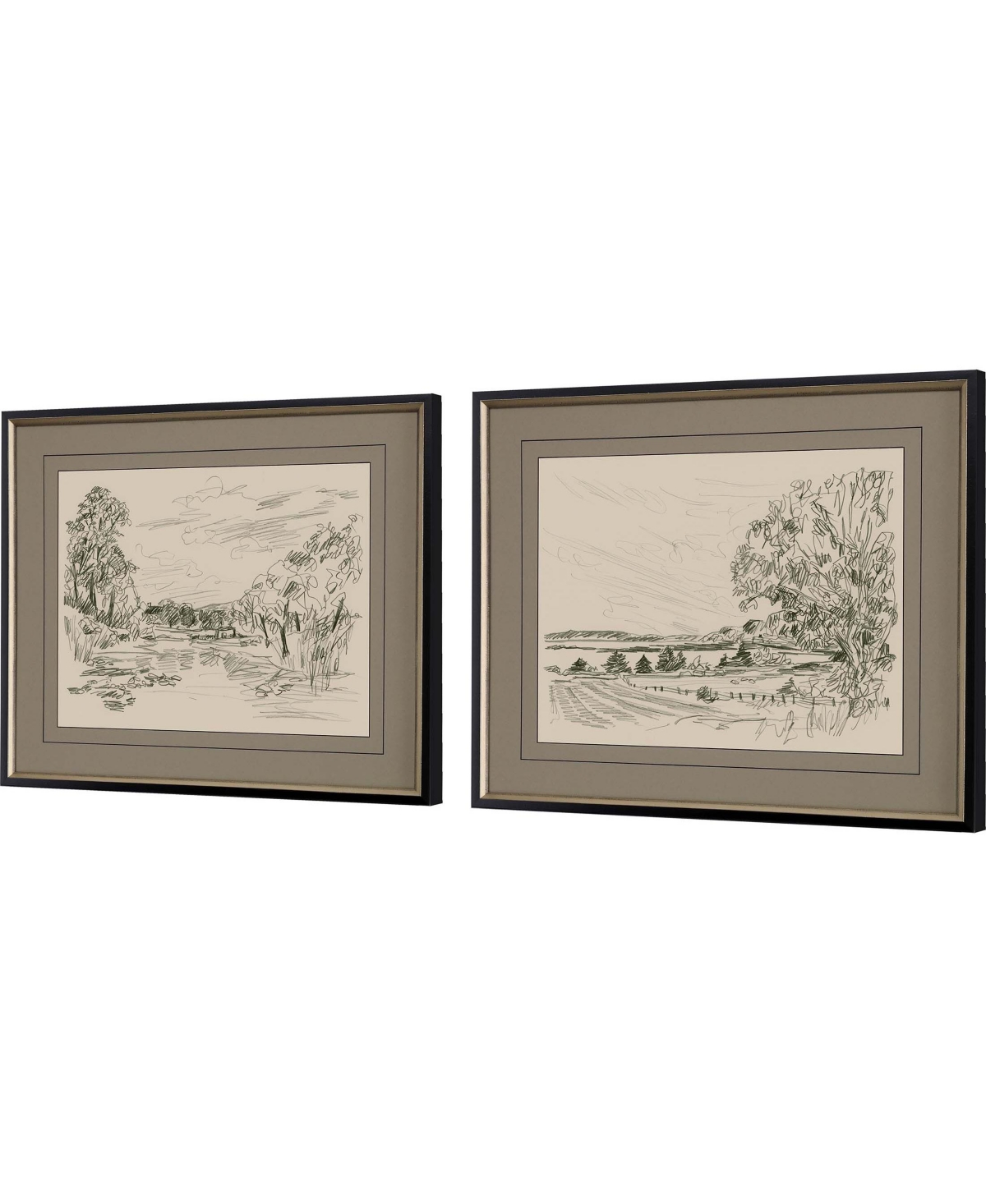 Shop Paragon Picture Gallery Sepia Scenes Ii Framed Art, Set Of 2