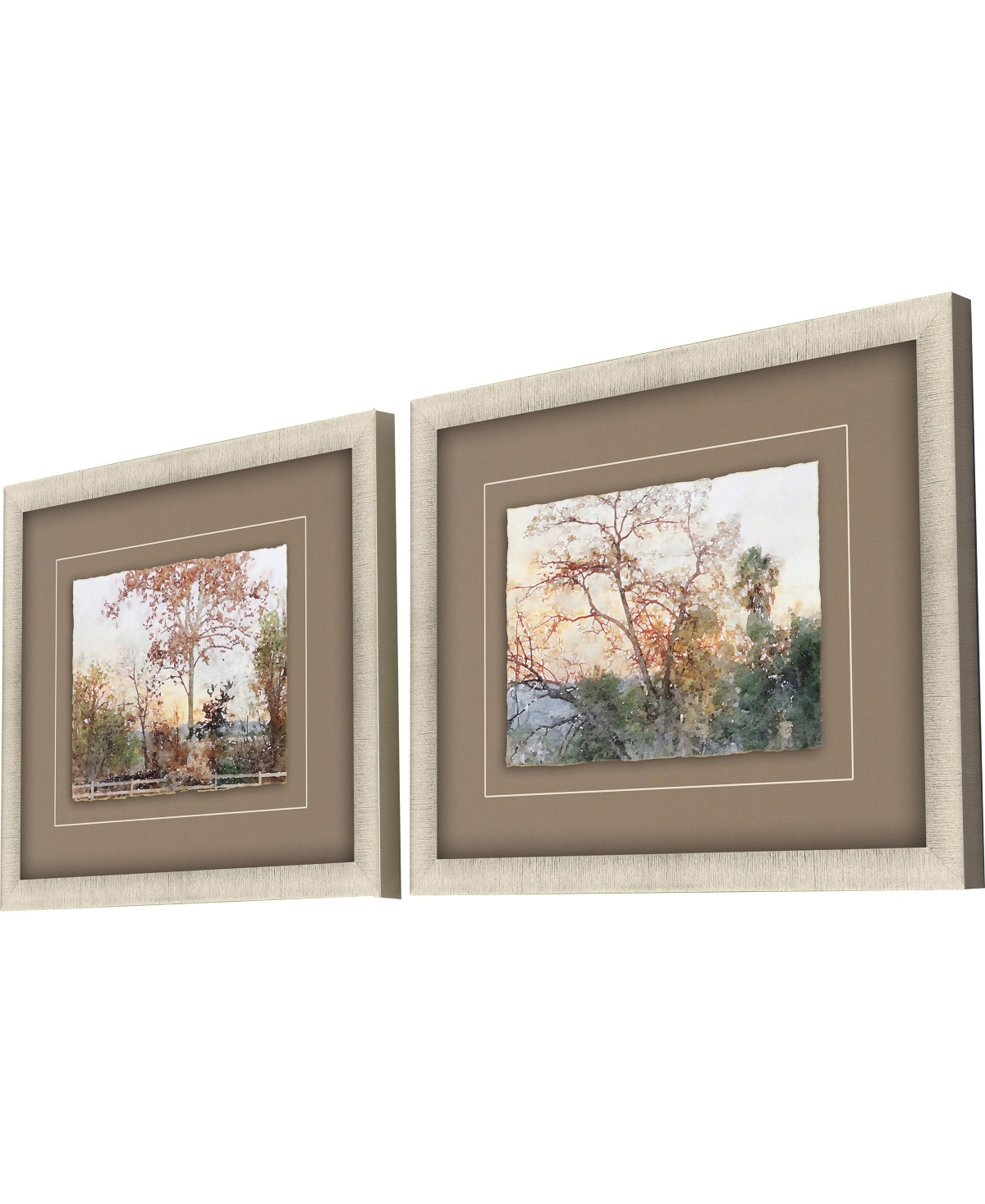 Shop Paragon Picture Gallery Quiet Place Framed Art, Set Of 2 In Green