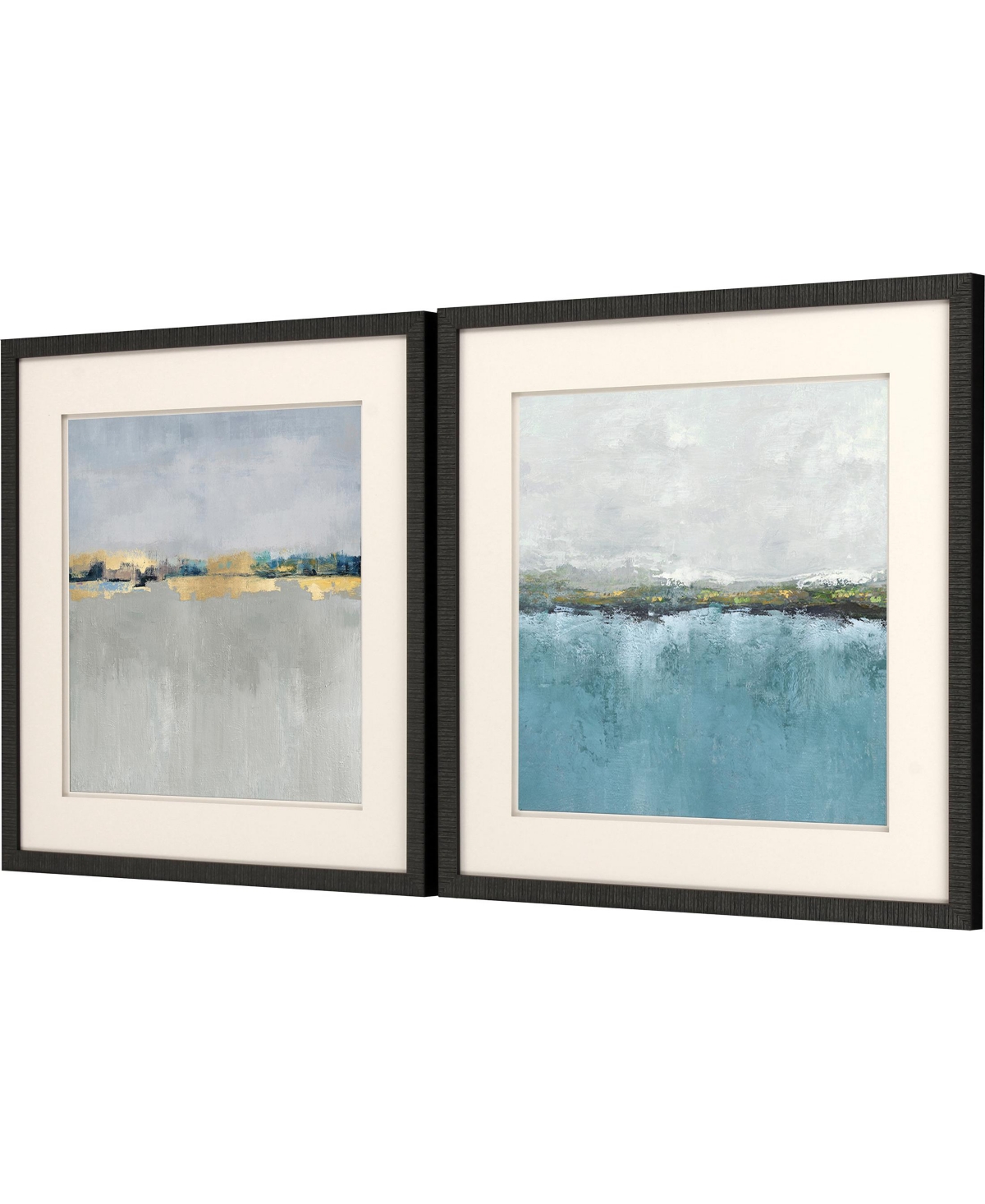 Shop Paragon Picture Gallery Gentle Horizon I Framed Art, Set Of 2 In Blue