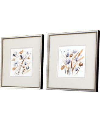 Coastal Blooms Framed Art, Set of 2
