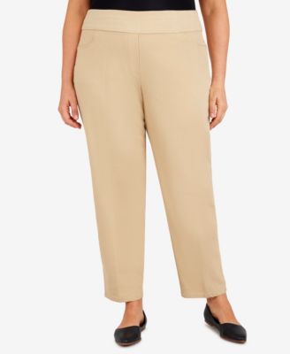 Plus Size  Women's Super Stretch Mid- Rise Average Length Pant