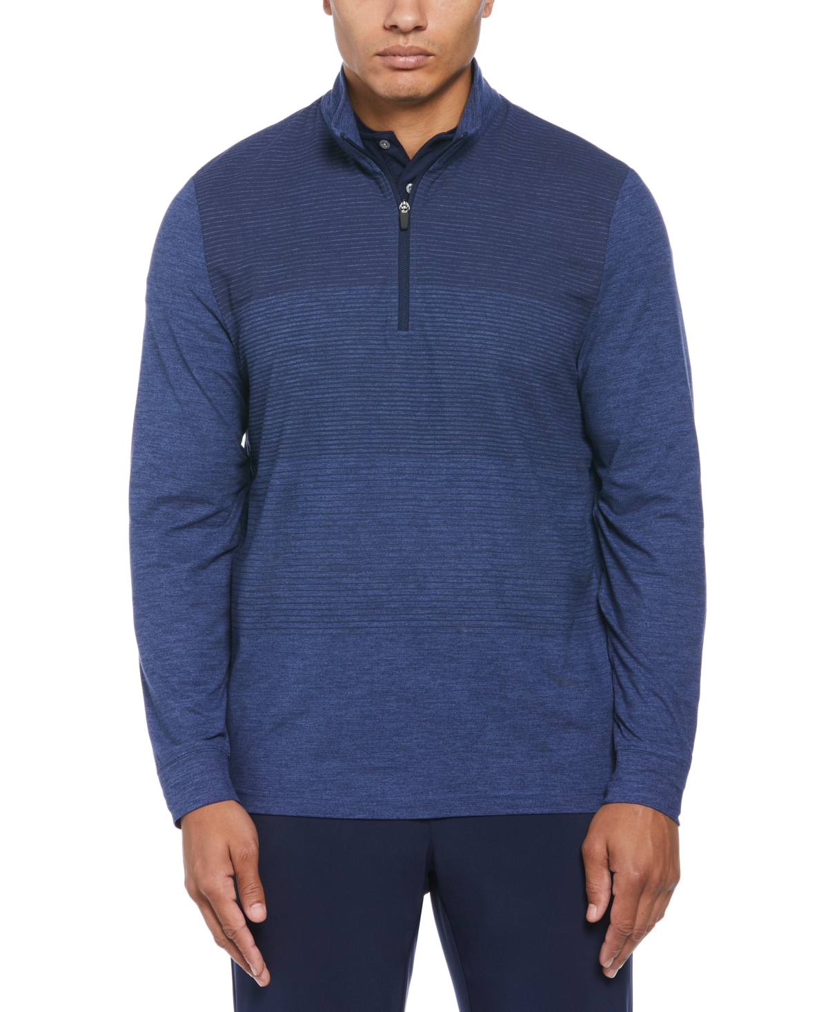 Men's Lux Touch Ombre Golf Sweater - Peacoat Heather