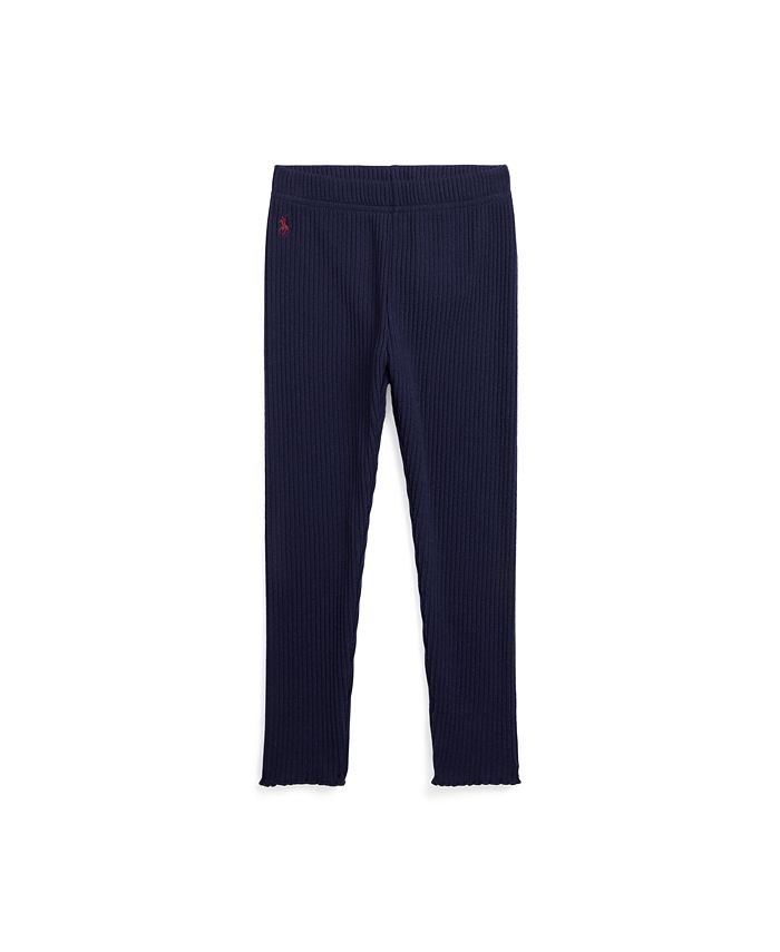 Polo Ralph Lauren Toddler and Little Girls Stretch Ribbed Leggings - Macy's