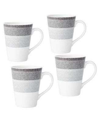 Colorscapes Layers 4 Piece Mug Set, 12 oz