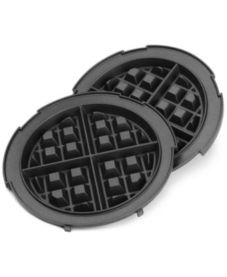 2-in-1 Classic or Belgian Removable Plate Waffle Maker WAF-RP10NAS