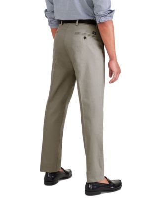 Men's Signature Slim Fit Iron Free Khaki Pants with Stain Defender
