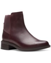 Clarks booties wide width sale
