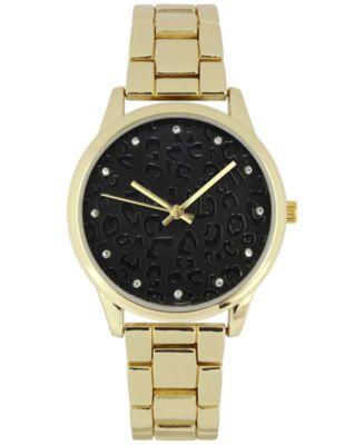 I.N.C. International Concepts Women's Gold-Tone Bracelet Watch 38mm,  Created for Macy's - Macy's