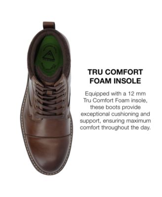 Men's Fegan Tru Comfort Foam Cap Toe Lace-Up Ankle Boots