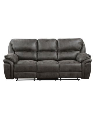 White Label Fleming 90" Double Reclining Sofa