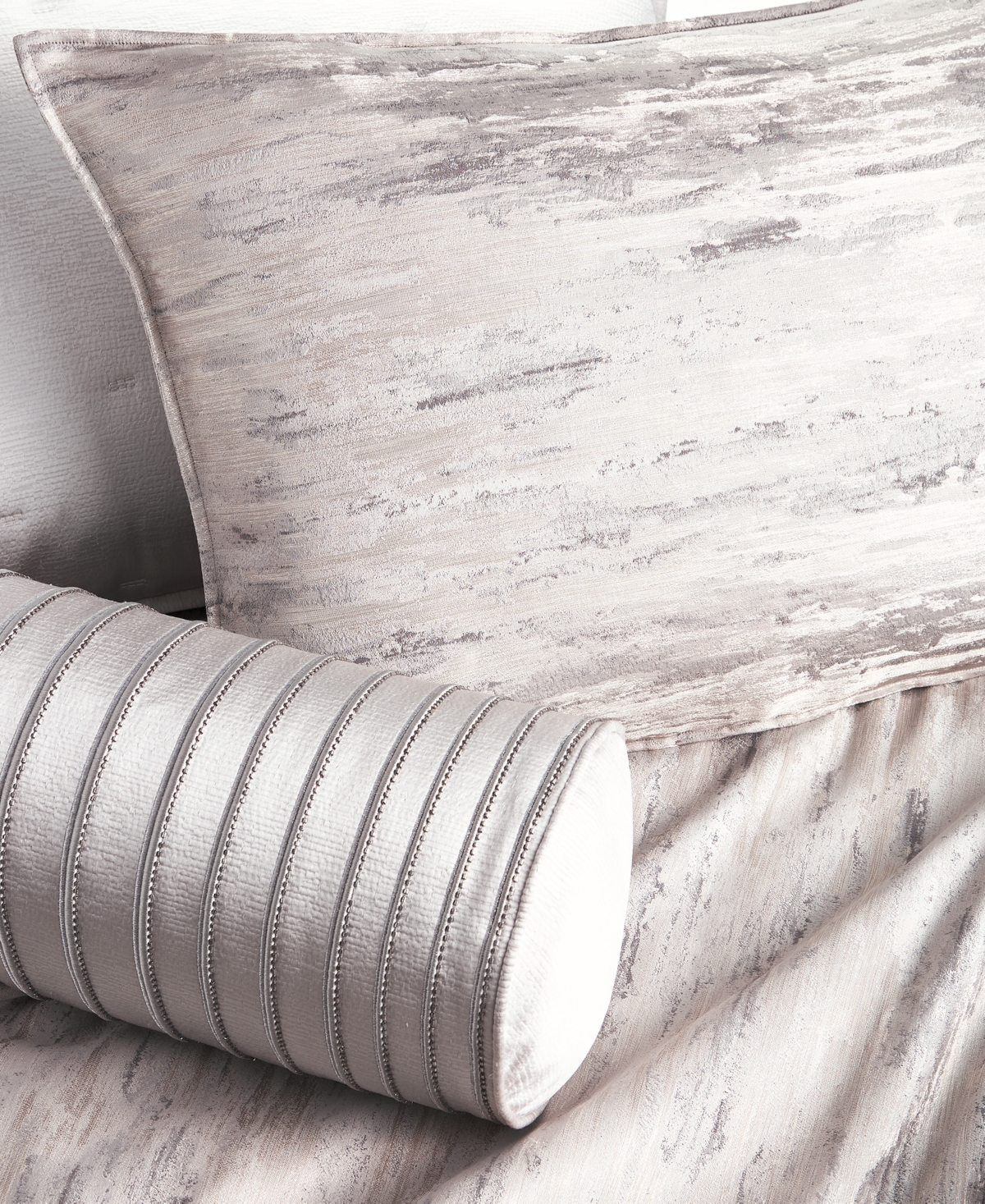 Hotel Collection Impasto Stone 3-pc. Comforter Set, King, Exclusively At Macy's In Grey