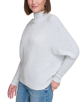 Women's Funnel Neck Dolman-Sleeve Sweater