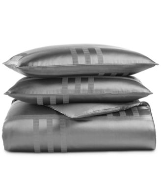 Structure Charcoal 3-Pc. Duvet Cover Set, King