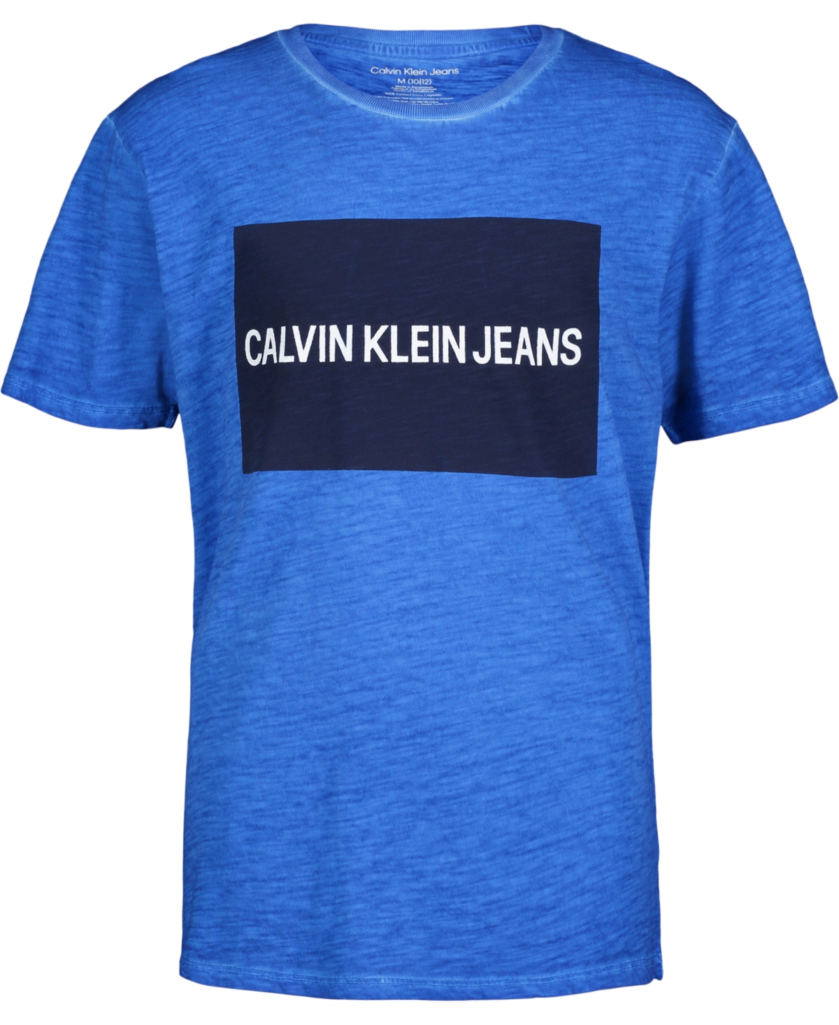 Calvin Klein Big Boys color-blocked Logo-Print Cotton T-Shirt