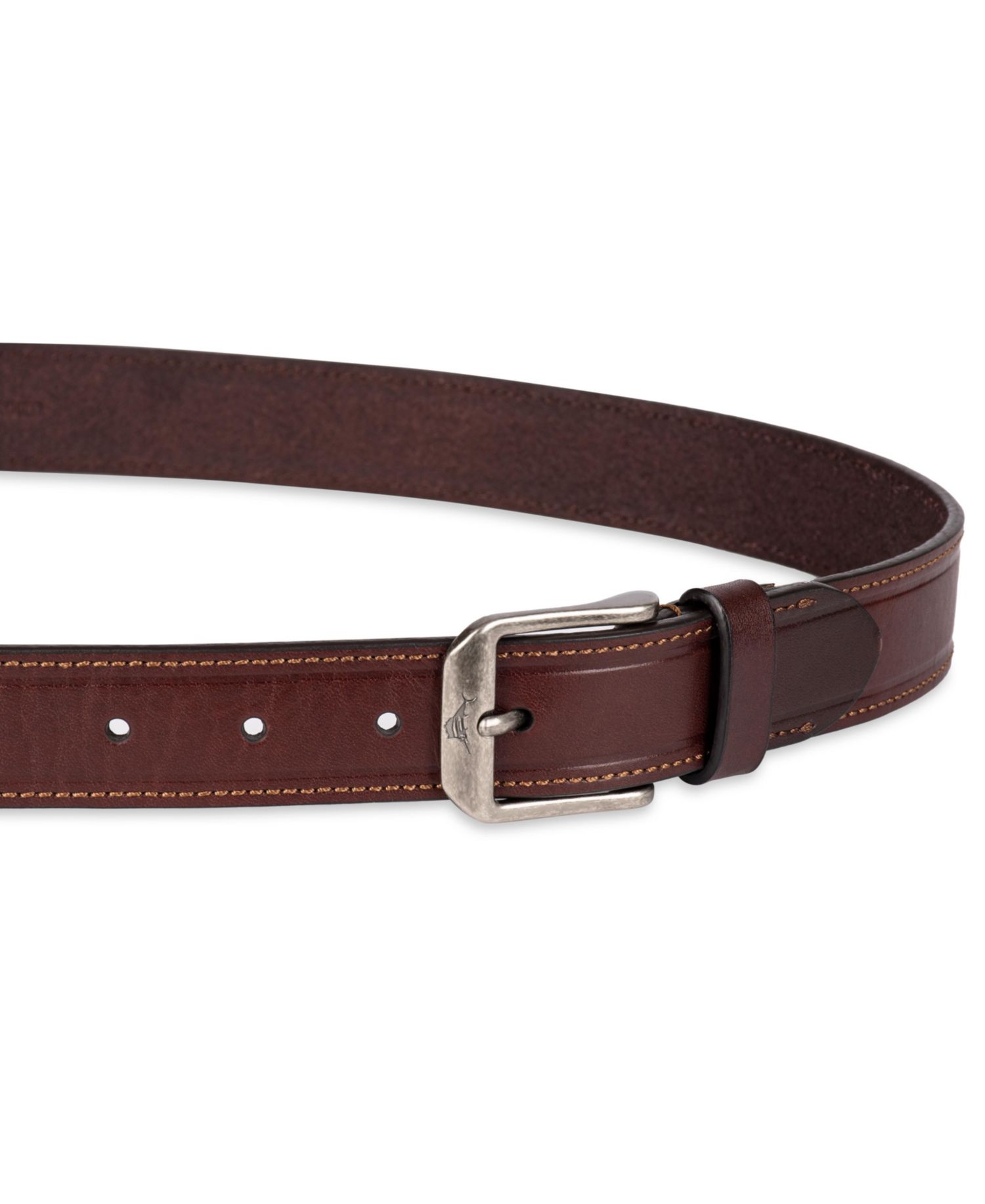 Men's Casual Embossed Edge Leather Belt