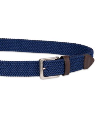Men's Two-Tone Stretch Braided Web Belt