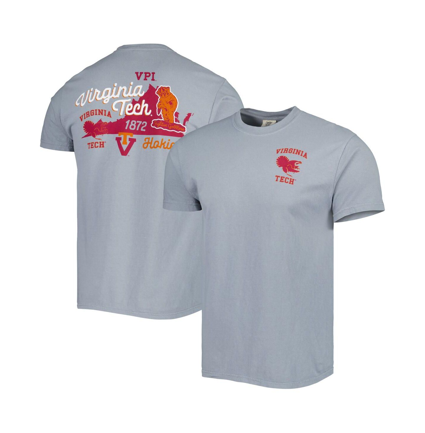 Мужская футболка Image One Graphite Virginia Tech Hokies Vault State Comfort — фото 1