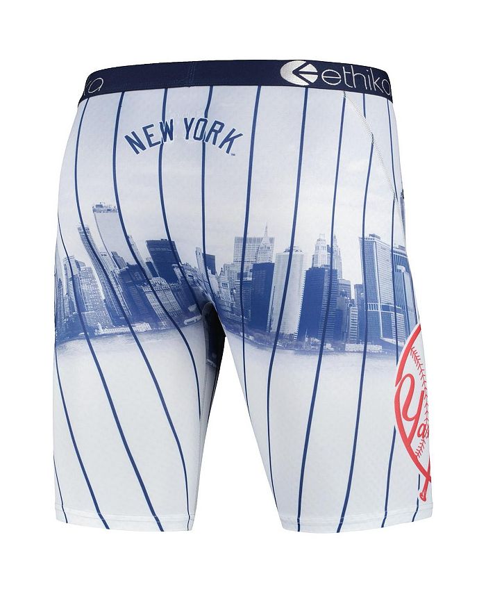 Ethika Men's White New York Yankees Jerseyscape Boxer Briefs - Macy's