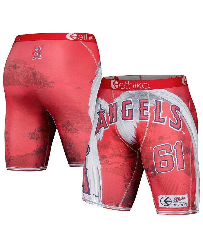 Ethika Men's Red Los Angeles Angels Jerseyscape Boxer Briefs - Macy's