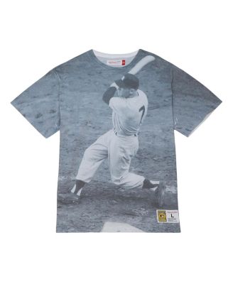 Men's Mickey Mantle New York Yankees Cooperstown Collection Highlight Sublimated Player Graphic T-shirt