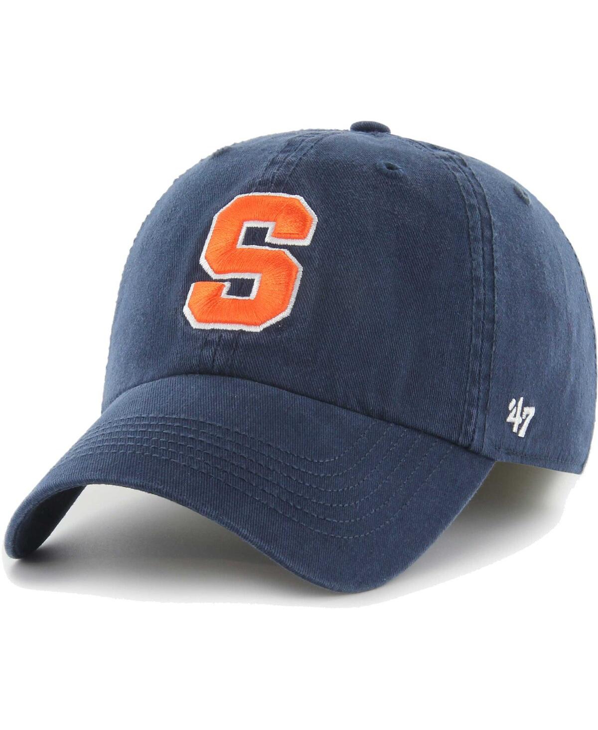 47 Brand Men's ' Navy Syracuse Orange Franchise Fitted Hat