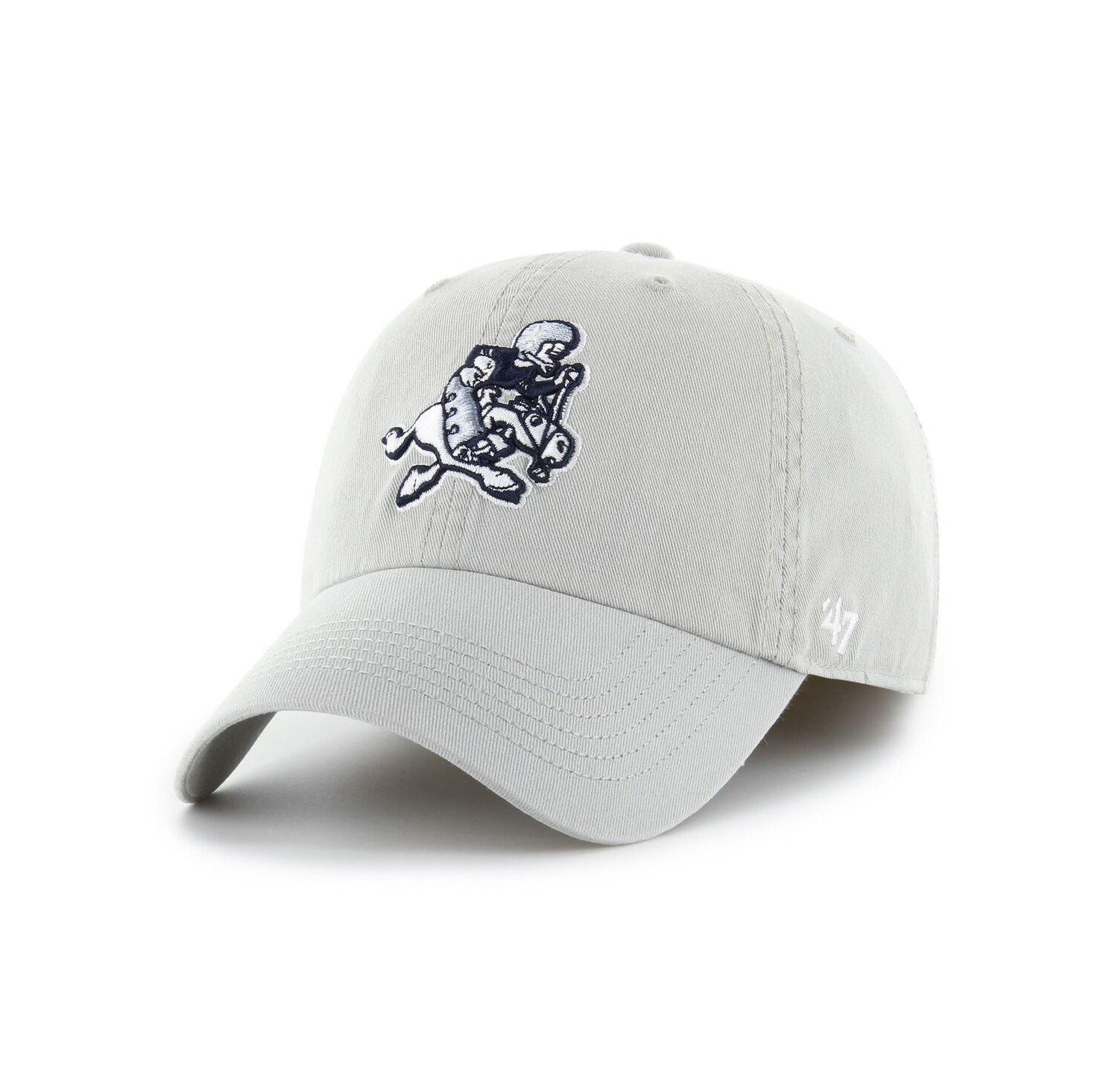 Men's Gray Dallas Cowboys Gridiron Classics Franchise Legacy Fitted Hat