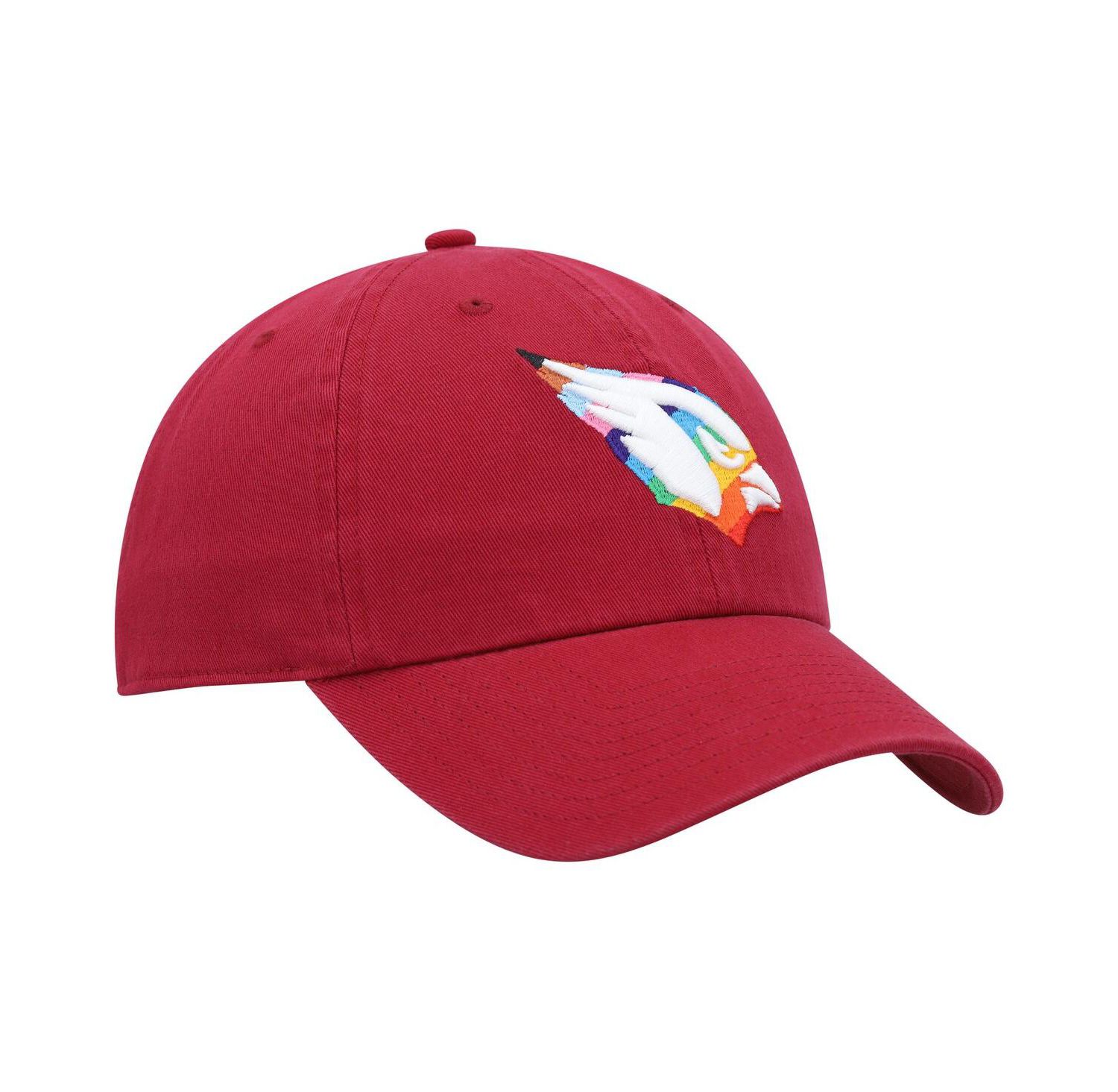 Men's Cardinal Arizona Cardinals Pride Clean Up Adjustable Hat