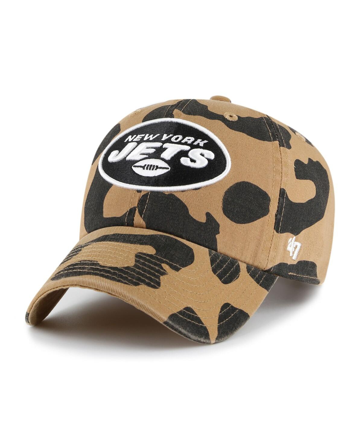 47 Brand Women's ' Tan Chicago Bears Rosette Clean Up Adjustable Hat