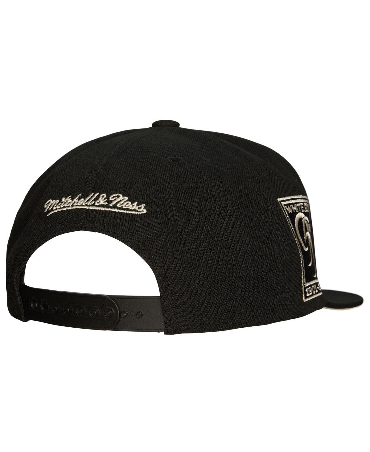 Mitchell & Ness Men's  Black Chicago White Sox Cooperstown Collection True Classics Snapback Hat In Black