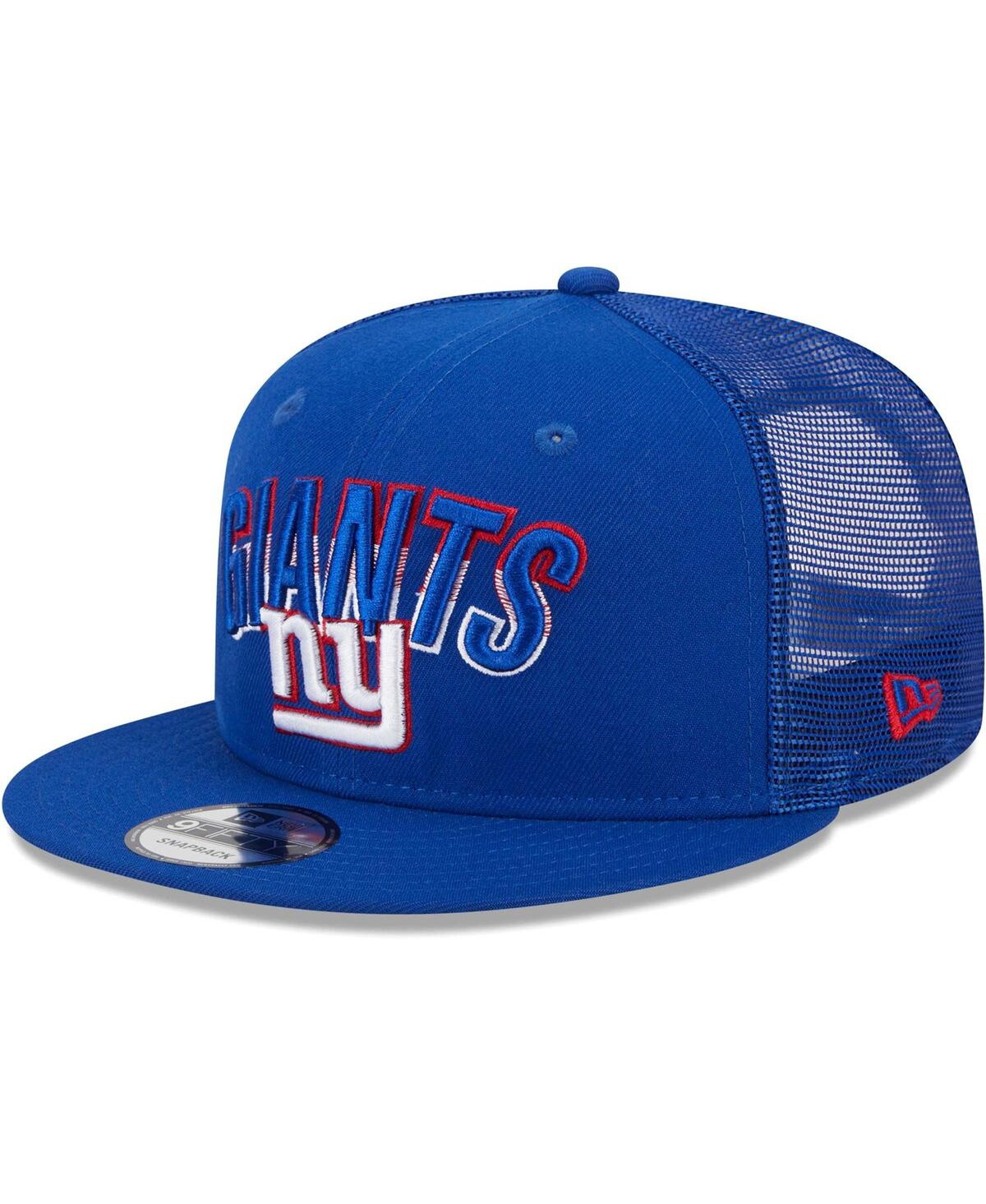 Men's New EraNew York Giants Grade Trucker 9FIFTY Snapback Hat - Royal