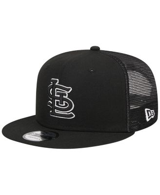 Men's Black St. Louis Cardinals Trucker 9FIFTY Snapback Hat