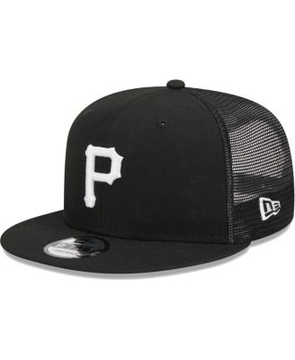 Men's Black Pittsburgh Pirates Trucker 9FIFTY Snapback Hat