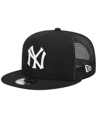 Men's Black New York Yankees Trucker 9FIFTY Snapback Hat