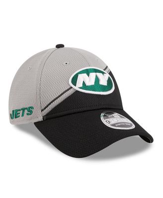 Men's Gray, Black New York Jets 2023 Sideline 9FORTY Adjustable Hat