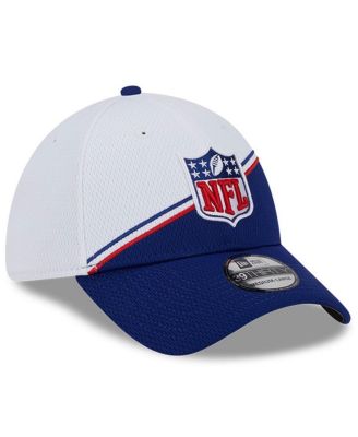New Era Men's White, Navy NFL 2023 Sideline 39THIRTY Flex Hat
