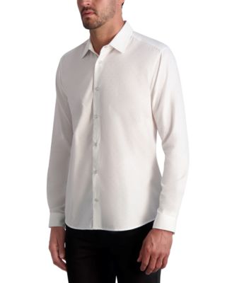 KARL LAGERFELD PARIS - Men's Slim-Fit Tonal Polka-Dot Shirt
