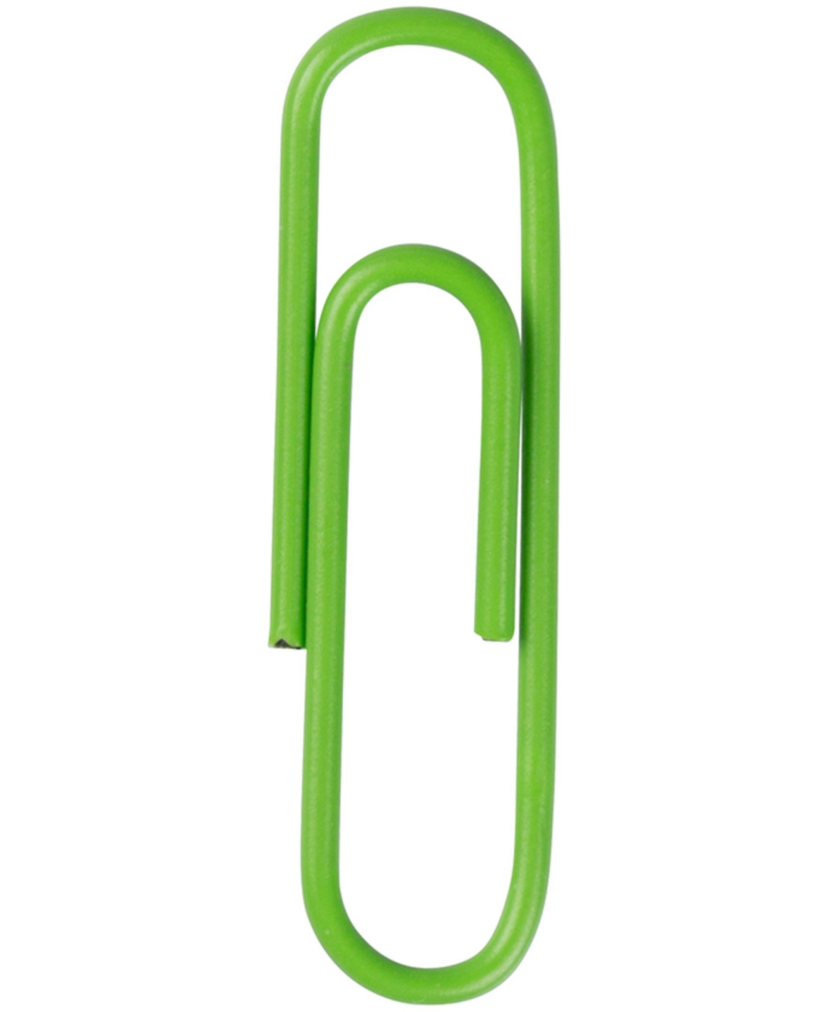 Shop Jam Paper Colorful Standard Paper Clips In Lime Green