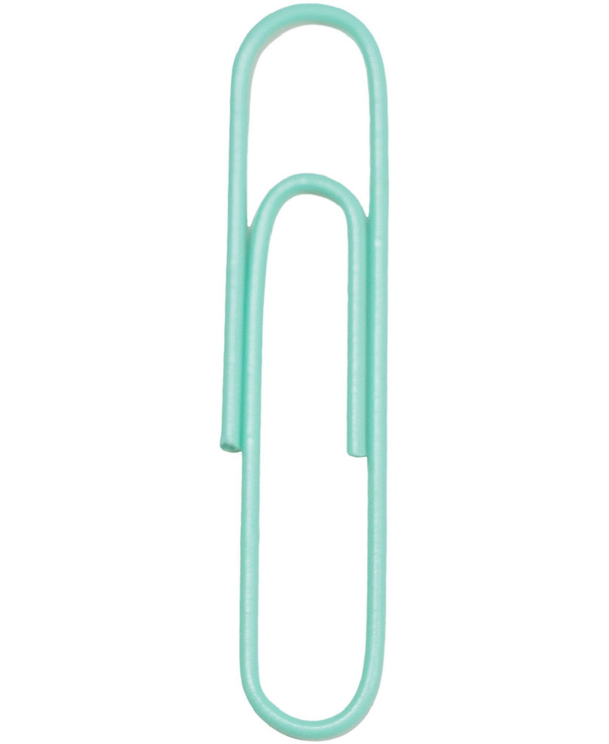 Shop Jam Paper Colorful Jumbo Paper Clips In Teal