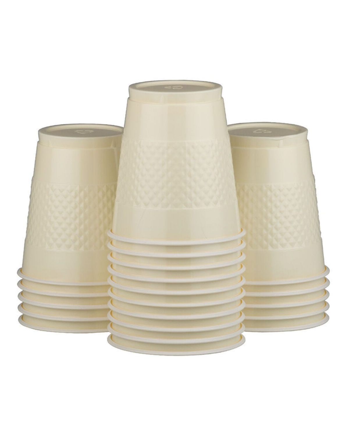 Jam Paper Plastic Party Cups In Ivory