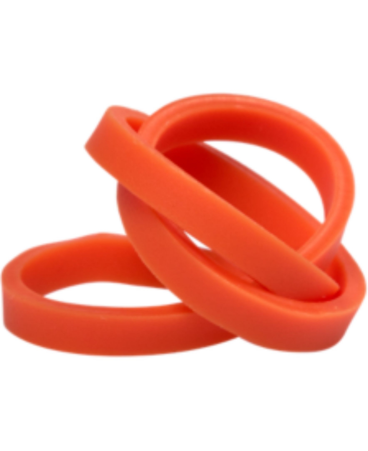 Shop Jam Paper Colorful Rubber Bands In Orange
