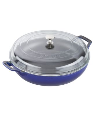 Cast Iron 3.5-Qt Braiser with Glass Lid