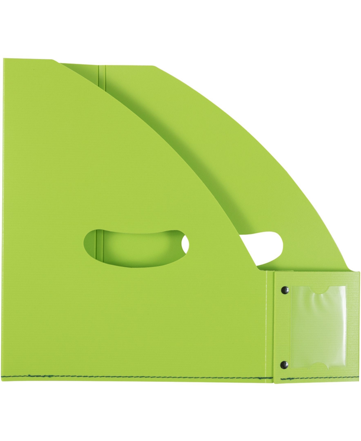 Shop Jam Paper Plastic Magazine File Holder In Lime Green