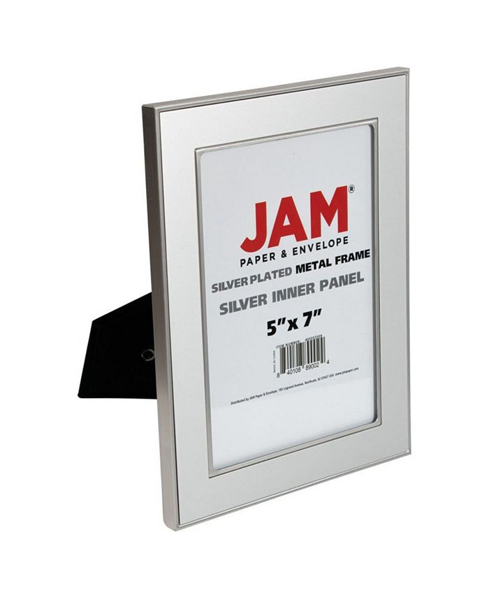 JAM Paper Plated Metal Picture Frame 5" x 7" Macy's